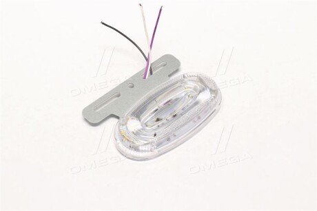 Фонарь габаритный (белый) 9D LED 24V (с бегущим поворотником, подсветкой борта) tempest TP972799