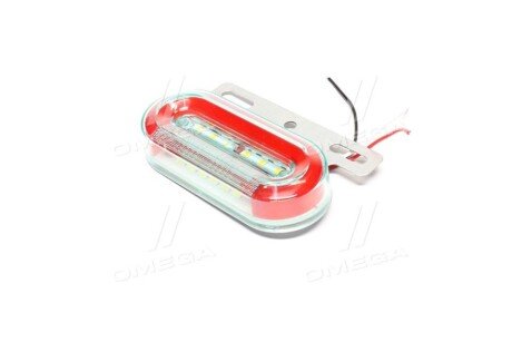 Фонарь габаритный (красный) LED 24V (с бегущим поворотником, подсветкой борта) tempest TP972790