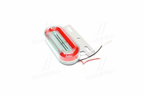 Фонарь габаритный (красный) LED 24V с подсветкой борта tempest TP972786