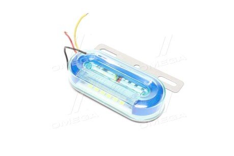 Фонарь габаритный (синий) LED 24V (с бегущим поворотником, подсветкой борта) tempest TP972792