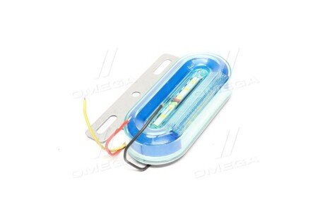 Фонарь габаритный (синий) LED 24V (с бегущим поворотником, подсветкой борта) tempest TP972792