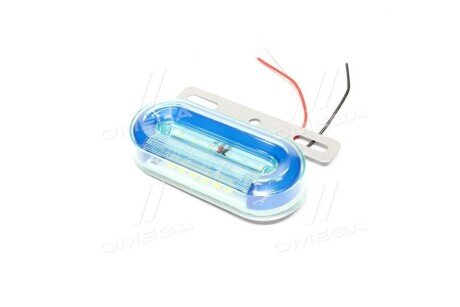 Фонарь габаритный (синий) LED 24V с подсветкой борта tempest TP972788