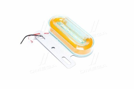 Фонарь габаритный (желтый) LED 24V с подсветкой борта tempest TP972787