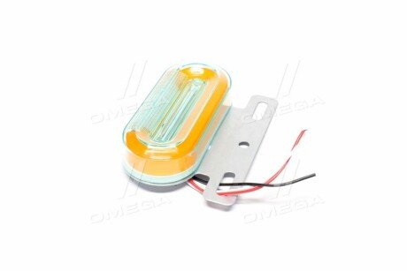 Фонарь габаритный (желтый) LED 24V с подсветкой борта tempest TP972787