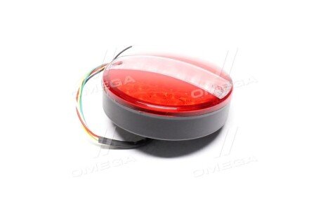 Фонарь задний круглый LED (красный-белый) с указателем поворота tempest TP972794