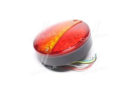 Фонарь задний круглый LED (красный-желтый) с указателем поворота tempest TP972795