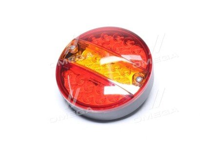 Фонарь задний круглый LED (красный-желтый) с указателем поворота tempest TP972795