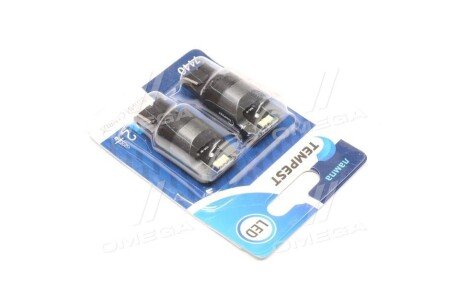 Лампа LED б/ц габарит и панель приборов 12/24 7440 6SMD CANBUS WHITE 2шт.блистер < PLUS> tempest TMP197440