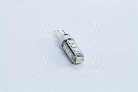 Лампа LED б/ц габарит и панель приборов T10 13SMD W5W 12V WHITE <> tempest Tmp12T1012V