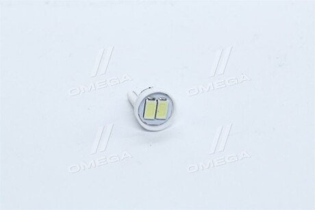Лампа LED б/ц габарит и панель приборов T10 2SMD W5W 12V WHITE <> tempest Tmp10T1012V