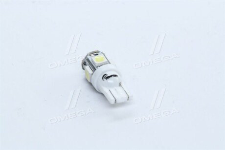 Лампа LED б/ц габарит и панель приборов T10 5SMD W5W 12V WHITE <> tempest Tmp14T1012V