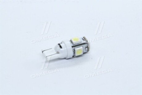 Лампа LED б/ц габарит и панель приборов T10 5SMD W5W 12V WHITE <> tempest Tmp14T1012V