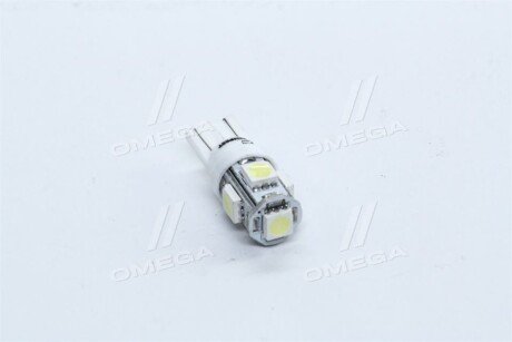 Лампа LED б/ц габарит и панель приборов T10 5SMD W5W 12V WHITE <> tempest Tmp14T1012V