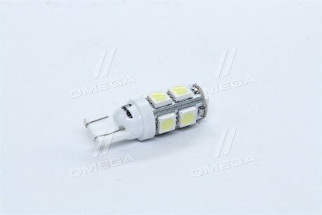 Лампа LED б/ц габарит и панель приборов T10 9SMD W5W 12V WHITE <> tempest Tmp15T1012V