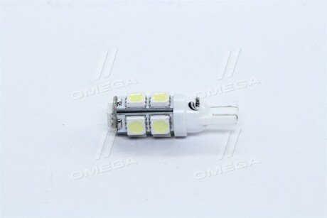 Лампа LED б/ц габарит и панель приборов T10 9SMD W5W 12V WHITE <> tempest Tmp15T1012V