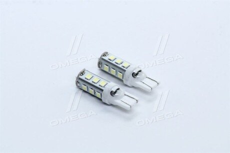 Лампа LED б / ц габарит і панель приладів T10 13SMD W5W 12V WHITE 2шт. блістер <> tempest TP212T1012V