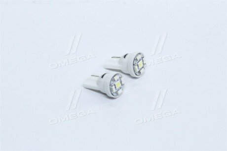 Лампа LED б / ц габарит і панель приладів T10-5 SMD Base: W2.1x9,5d 24V WHITE 2шт. блістер <> tempest TP206T1024V