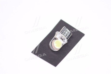 Лампа LED б/ц габарит,панель приладiв, салон 12V T10 (W5W) w2.1x9.5d 2COB WHITE <> tempest TmpL11196