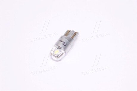 Лампа LED б/ц габарит,панель приладiв, салон 12V T10 (W5W) w2.1x9.5d 2SMD N.P WHITE <> tempest TmpL11203HW