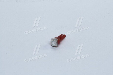 Лампа LED б/ц панель приборов, подсветки кнопок Т5-02 (1SMD) W2,0 х4,6d красная 12V <> tempest Tmp30T512V