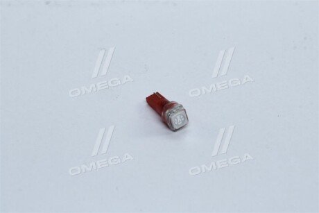 Лампа LED б/ц панель приборов, подсветки кнопок Т5-02 (1SMD) W2,0 х4,6d красная 12V <> tempest Tmp30T512V
