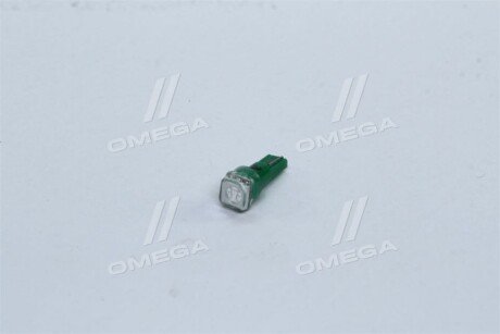 Лампа LED б/ц панель приборов, подсветки кнопок Т5-02 (1SMD) W2,0 х4,6d зеленая 12V <> tempest Tmp29T512V