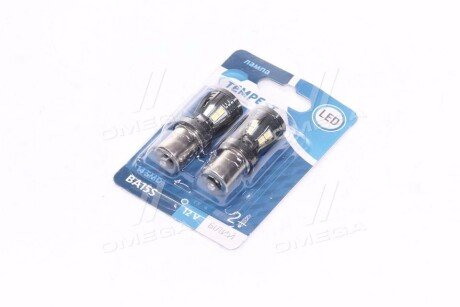 Лампа LED покажчиків поворотів і стоп-сигналів 12V BA15S 14SMD WHITE <> tempest Tmp-LX16-S25