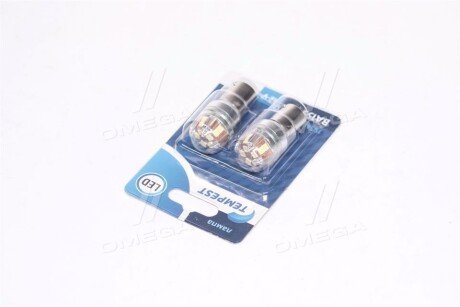 Лампа LED покажчиків поворотів і стоп-сигналів 12V BA15S 15SMD WHITE <> tempest TmpLX17S25