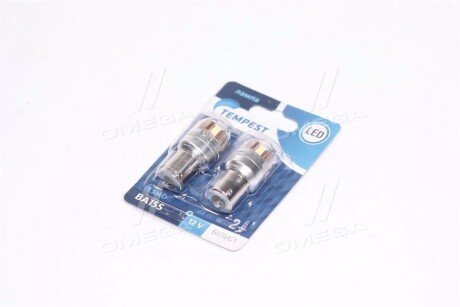 Лампа LED покажчиків поворотів і стоп-сигналів 12V BA15S 15SMD WHITE <> tempest TmpLX17S25