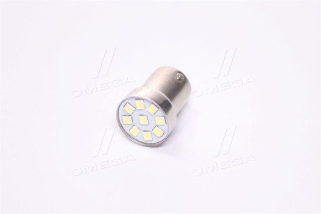 Лампа LED покажчиків поворотів і стоп-сигналів 12V R5W BA15S 9SMD WHITE <> tempest TmpL0819