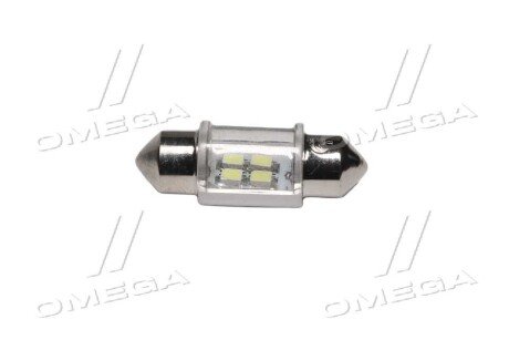 Лампа LED софiтна C5W 12V T11x31-S8.5 (4 SMD size3528) WHITE <> tempest Tmp17T11(4SMD)12V