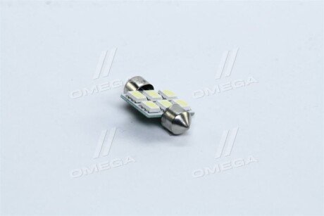 Лампа LED софитная C5W 12V T11x31-S8.5(6SMD,size 5050) WHITE <> tempest Tmp18T1112V
