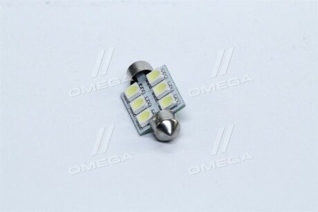 Лампа LED софитная C5W 12V T11x39-S8.5 (6SMD,size 5050) WHITE <> tempest Tmp25T1112V