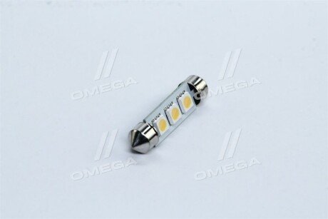 Лампа LED софитная C5W 12V T11x41-S8.5 (3 SMD,size 5050) WARM WHITE <> tempest Tmp27T1112V