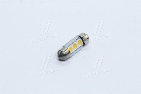 Лампа LED софитная C5W 24V T11x31-S8.5 (3 SMD size5050) WARM WHITE <> tempest Tmp07T1124V