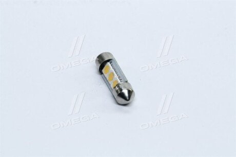 Лампа LED софитная C5W 24V T11x31-S8.5 (3 SMD size5050) WARM WHITE <> tempest Tmp07T1124V