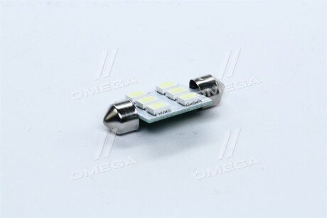 Лампа LED софитная C5W 24V T11x36-S8.5 (6 SMD size5050) <> tempest Tmp11T1124V
