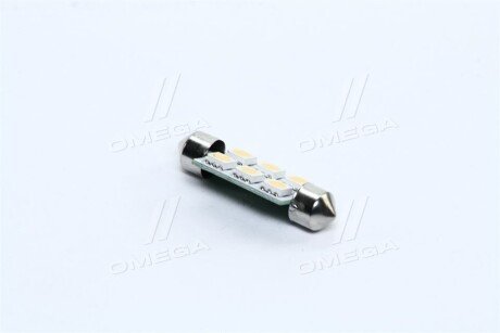 Лампа LED софитная C5W 24V T11x39-S8.5 (6 SMD size5050) WARM WHITE <> tempest Tmp15T1124V