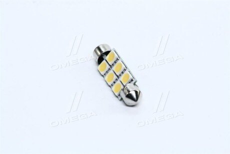 Лампа LED софитная C5W 24V T11x41-S8.5 (6 SMD size5050) WARM WHITE <> tempest Tmp16T1124V