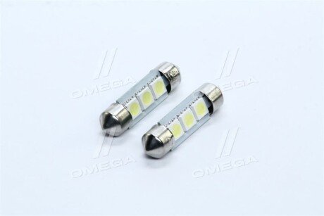 Лампа LED Софітні C5W 24V T11x36-S8.5 (3 SMD size5050) 2шт. блістер <> tempest TP210T1124V