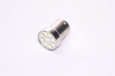 Лампа LED указателей поворотов и стоп-сигналов 24V R5W BA15S 9SMD WHITE<> tempest TmpL081924