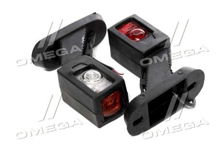 Ліхтар габаритний 24V LED (трикольоровий кривий лонг) L+R (ціна за 1 шт) tempest TP 005-07