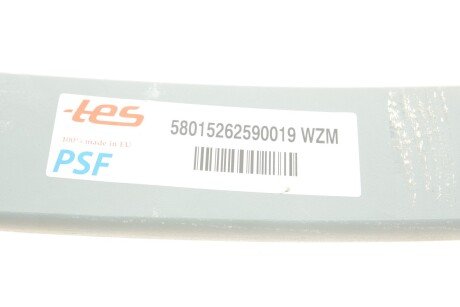 Ресора листова,комплект tes 58015262590019WZM