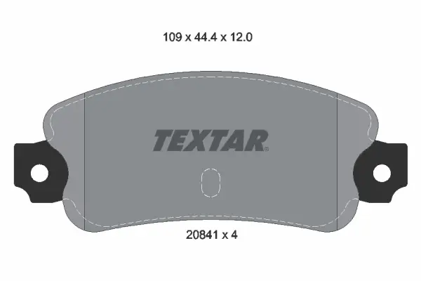 Тормозные колодки textar 2084102