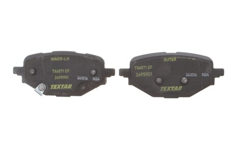 Комплект гальмівних колодок textar 2695901