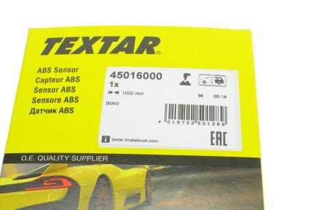 Датчик ABS textar 45016000