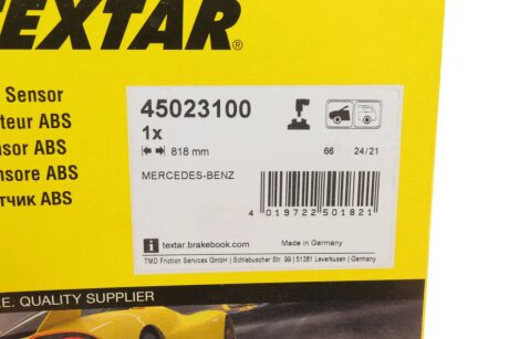 Датчик ABS textar 45023100