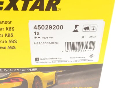 Датчик частоти обертання колеса textar 45029200