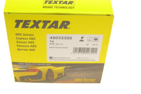 Датчик ABS textar 45033300