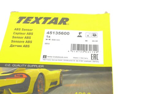 Датчик ABS textar 45135600